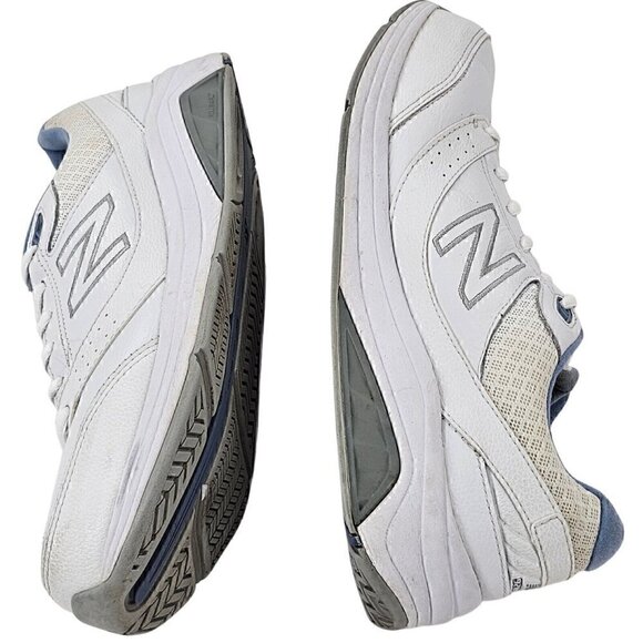NEW BALANCE 928V3 Womens White and Blue Running Shoes VW928WB3 SZ 9 - Picture 5 of 9